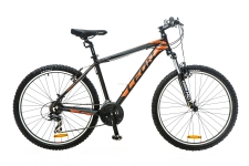Велосипед 26 Leon HT-85 AM 14G Vbr Al черно-оранжевый 2016
