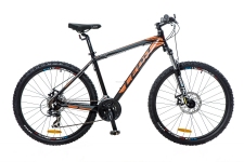 Велосипед 26 Leon HT-80 AM 14G DD Al черно-оранжевый 2016