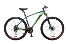 Велосипед 29 Leon TN-80 AM 14G DD рама-19 Al черно-сине-зеленый 2016