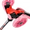 Детский 3-х колесный самокат со светящимися колесами Meteor Tucan Led wheels pink 4