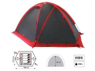 Экспедиционная палатка Tramp Rock 4