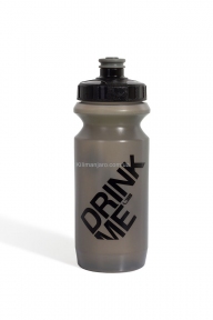 Фляга 600ml Green Cycle Drink Me с Big Flow valve, LDPI gray nipple/black matt cap/gray matt bottle