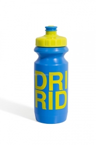 Фляга 600ml Green Cycle Drink & Ride с Big Flow valve, LDPI blue nipple/ yellow matt cap/ blue matt bottle