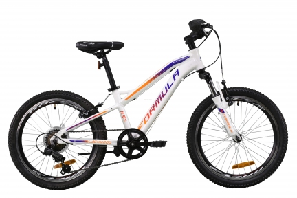 Велосипед   20 Formula BLACKWOOD 1.0 AM  бело-фиолетовый с оранжевым 2020