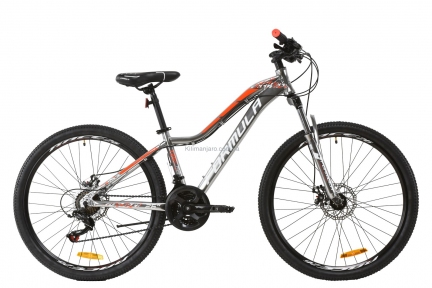 Велосипед   26 Formula MYSTIQUE 1.0 AM DD серебристо-оранжевый с белым 2020