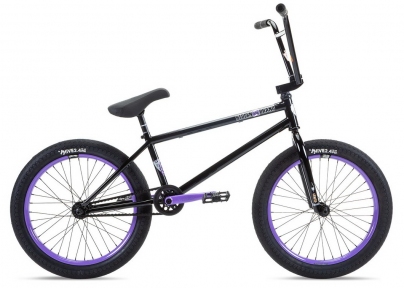Велосипед BMX 20 Stolen SINNER FC XLT RHD (2021) 21.0 BLACK W/ VIOLET