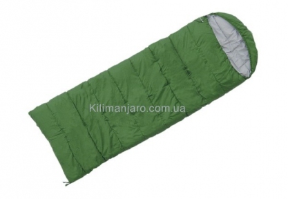 Спальник Terra Incognita Asleep 400 R одеяло с капюшоном (зелёный)