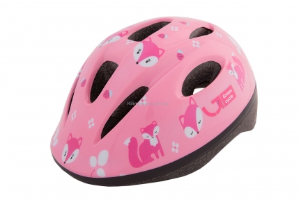 Шлем Green Cycle Foxy розовый/малиновый/белый лак