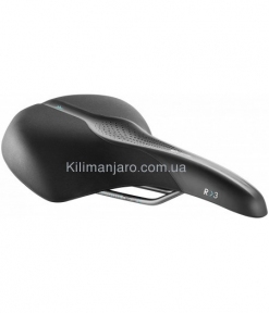 Седло Selle Royal SCIENTIA R3 Relaxed, 3D skingel, обивка Black gummy/Black mokka, unisex, черное