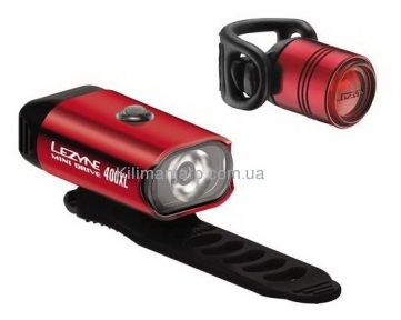 Комплект света Lezyne Mini Drive 400 / Femto Drive Pair красный