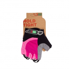 Перчатки Green Cycle NC-2523-2015 MTB Feminine без пальцев розово-черные