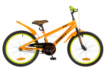 Велосипед 20 Formula SPORT  14G    рама-10,5 St оранжевый   с крылом Pl 2018