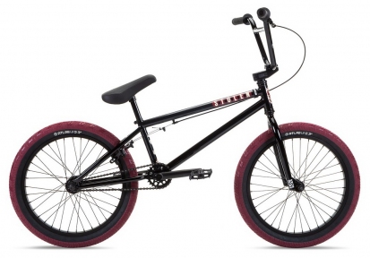 Велосипед BMX 20 Stolen CASINO (2021) 20.25 BLACK & BLOOD RED
