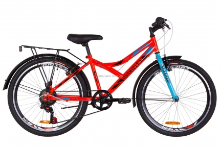 Велосипед 24 Discovery FLINT  MC 14G  Vbr  рама-14 St оранжевый   с багажником зад St, с крылом St 2019