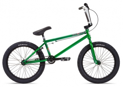 Велосипед BMX 20 Stolen HEIST (2021) 21.0 DARK GREEN W/ CHROME