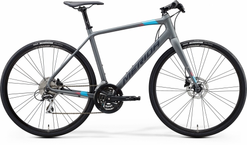 Велосипед 28 Merida SPEEDER 100   matt cool grey(blue/red) 2021