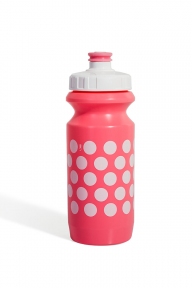 Фляга 600ml Green Cycle Polka Dot с Big Flow valve, LDPI light pink nipple/ white matt cap/light pink matt bottle