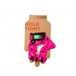Перчатки Green Cycle NC-2340-2014 Kids без пальцев розовые