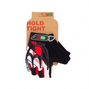 Перчатки Green Cycle NC-2501-2015 MTB Gel без пальцев черно-красные
