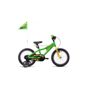 Велосипед Ghost POWERKID 16 зелено-желто-черный 2019