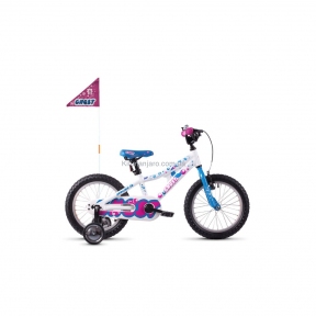 Велосипед Ghost POWERKID 16 бело-сине-розовый 2019