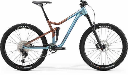 Велосипед 29 Merida ONE-FORTY 600   silk bronze/blue 2021