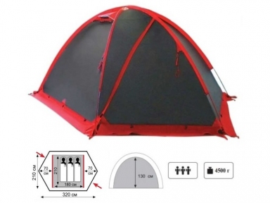 Экспедиционная палатка Tramp Rock 3