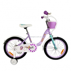 Велосипед детский RoyalBaby Chipmunk MM Girls 14, OFFICIAL UA, фиолетовый