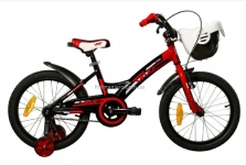 Велосипед VNC 16 Wave 1619-GA-RB, 22см красно-черный