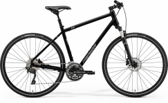 Велосипед 28 Merida CROSSWAY 300   glossy black(matt silver) 2021