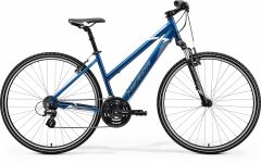 Велосипед 28 Merida CROSSWAY 10-V L   blue(steel blue/white) 2021