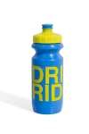Фляга 600ml Green Cycle Drink & Ride с Big Flow valve, LDPI blue nipple/ yellow matt cap/ blue matt bottle