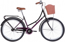 Велосипед 26 Dorozhnik JADE   черно-розовый 2021