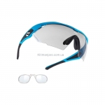 очки HQBC QX3, фотохромные линзы, диоптрическая вставка Clip-on, синий/черный