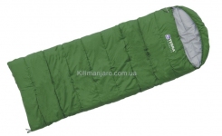 Спальник Terra Incognita Asleep 300 L одеяло с капюшоном (зелёный)