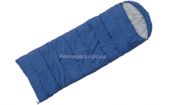 Спальник Terra Incognita Asleep 300 L одеяло с капюшоном (тёмно-синий)