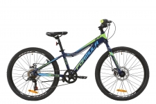 Велосипед   24 Formula ACID 1.0 DD индиго с салатовым и голубым 2020