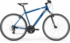 Велосипед 28 Merida CROSSWAY 10-V   blue(steel blue/white) 2021