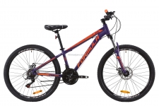 Велосипед   26 Formula MOTION AM DD рама-13 фиолетовый с оранжевым (м) 2020