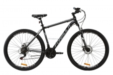Велосипед   29 Formula THOR 1.0 AM DD рама-21 черно-серый с белым (м) 2020