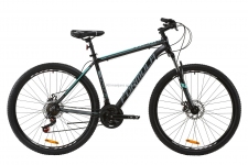 Велосипед   27.5 Formula THOR 2.0 AM DD рама-19 черно-бирюзовый с серым (м) 2020