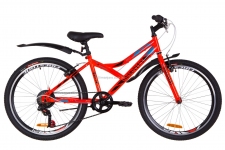 Велосипед 24 Discovery FLINT  14G  Vbr  рама-14 St оранжевый   с крылом Pl 2019
