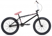 Велосипед BMX 20 Stolen STEREO (2021) 20.75 BLACK W/ FAST TIMES RED
