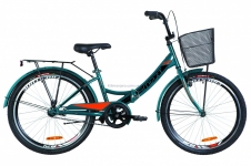 Велосипед 24 Formula SMART с корзиной синий с оранжевым 2019