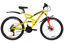 Велосипед 26 Discovery CANYON AM2 14G DD рама-19 St желтый с крылом Pl 2019