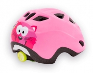 Шлем детский MET Elfo Genio Pink Cat glossy