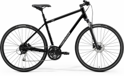 Велосипед 28 Merida CROSSWAY 100   glossy black(matt silver) 2021