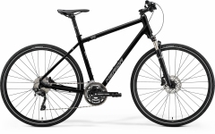 Велосипед 28 Merida CROSSWAY 500   glossy black(matt silver) 2021