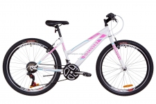 Велосипед 26 Discovery PASSION 14G Vbr рама-16 St бело-розовый с голубым 2019