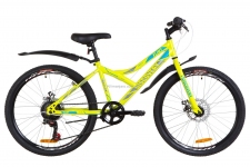 Велосипед 24 Discovery FLINT DD салатно-синий с серым 2019